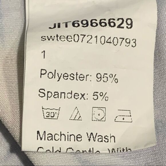 Shein blue daisy cropped  top, S - Picture 6 of 6